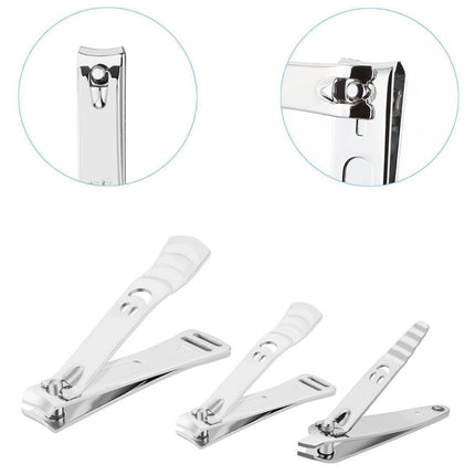 12 Piece Stainless Steel Manicure Pedicure, Cuticle Cutter Nail Clipper Gift set - General Healthcare