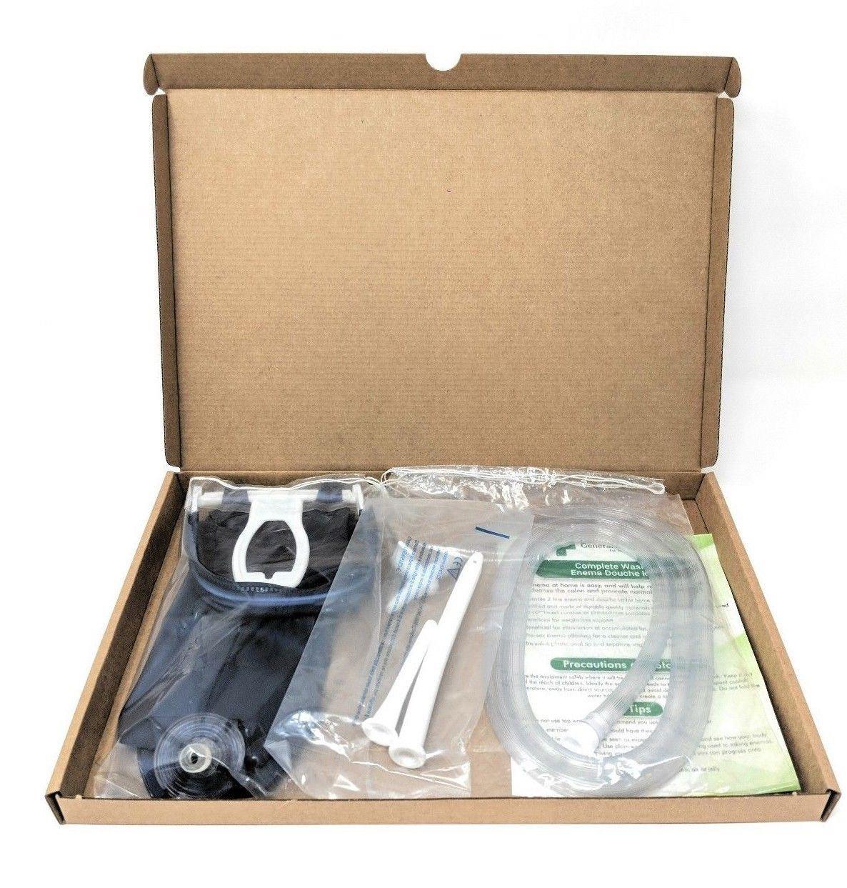 CompleteWash Male- Female Home Emema Kit Colonic Irrigation Kit Reusab ...