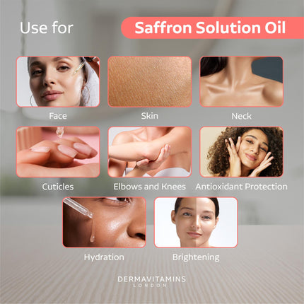 Dermavitamins 100% Natural Saffron Solution Oil - 10ml - General Healthcare