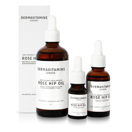 DermaVitamins 100% Organic Cold-Pressed Rose Hip Oil - General Healthcare