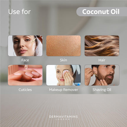 Dermavitamins 100% Pure Coconut Oil - 10ml - General Healthcare