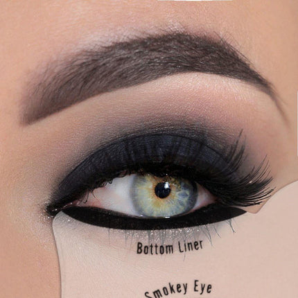 Eyeliner Stencil - Eyeshadow Guide, Smokey Cat, Quick Eye Makeup Tool Set - General Healthcare
