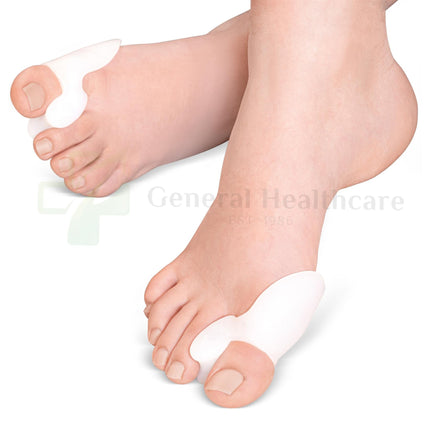 General Healthcare Bunion Gel Toe Corrector - Straightens Separates and protects (4 Pairs - 8 Bunions) - General Healthcare