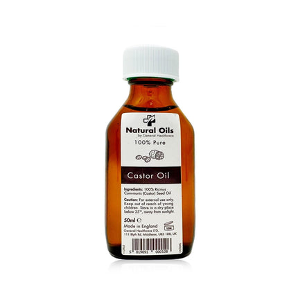 Natural Oils Castor Oil 100% Pure - 50ml - General Healthcare