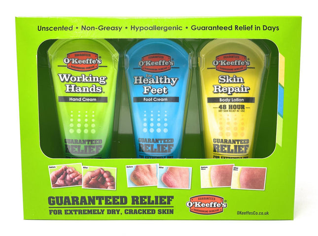 OKeeffes Gift Set Working Hand - Healthy Feet - Skin Repair 80ml - General Healthcare