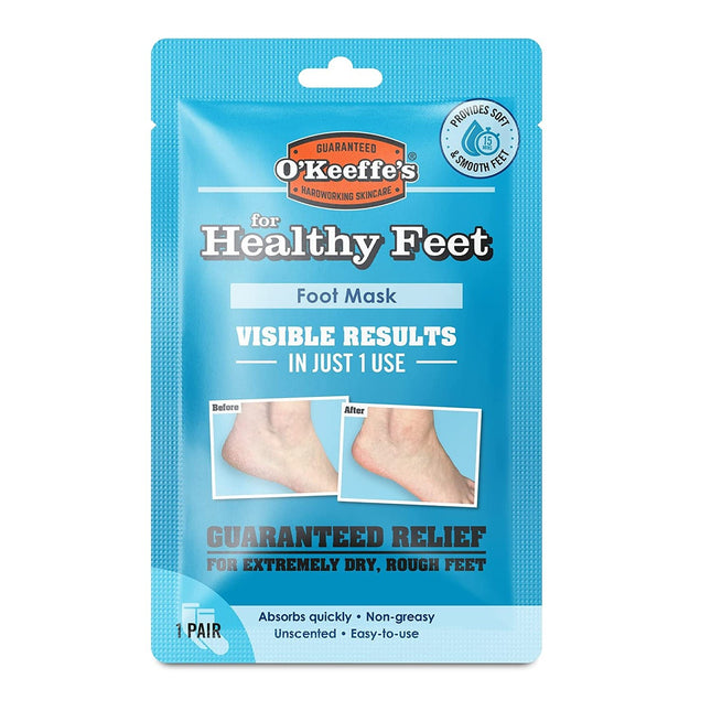 O’Keeffe’s Healthy Feet Foot Mask (1 Pair) - General Healthcare