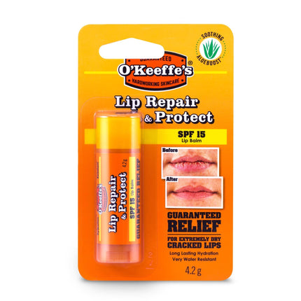 O'Keeffe's SPF15 Lip Balm Repair and Protect - Ski - Sun, 4.2 g - General Healthcare