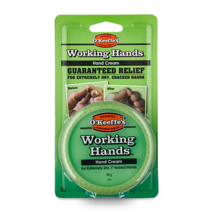O’Keeffe’s Working Hands Hand Cream 96g Jar - For extremely dry, cracked hand - General Healthcare