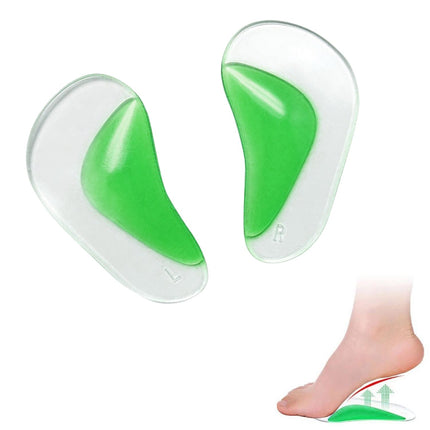 Orthopedic Gel Arch Support Insoles - Flat Feet Support Gel Soft Pads Silicone - General Healthcare
