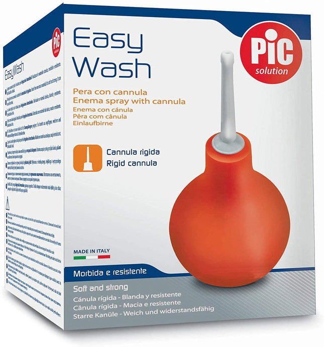 Pic Solution Easy Wash - Pear With Rigid Cannula Size 10 Length 9cm, 365ml - General Healthcare