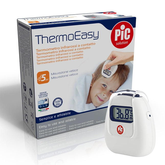 Pic Solution ThermoEasy LED Digital Infrared Forehead Thermometer - General Healthcare