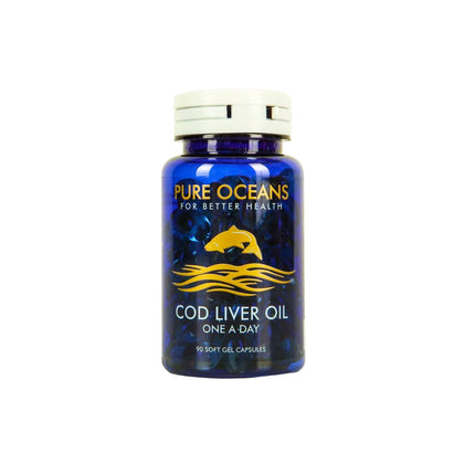 Pure Ocean Cod Liver Oil 550mg - 90 Soft Gel Capsules - General Healthcare
