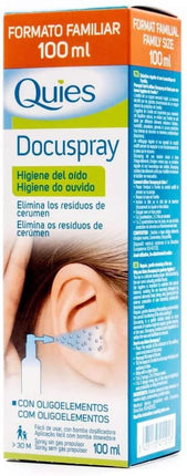 Quies Docuspray Ear Hygiene Spray 100ml - General Healthcare