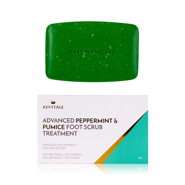 Revitale Advanced Peppermint and Pumice Foot Scrub Treatment Soap - General Healthcare