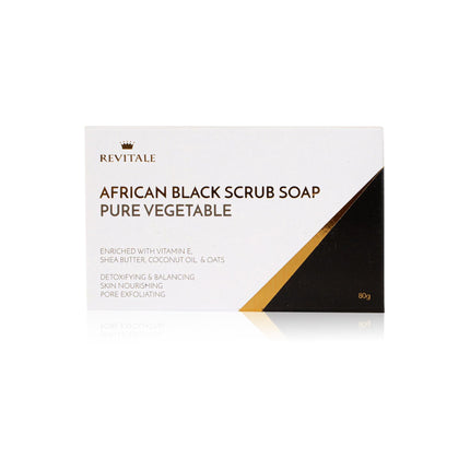 Revitale African Black Scrub Soap - General Healthcare
