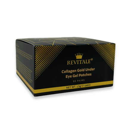 Revitale Collagen 24k Gold Under Eye Patches (30 Pairs - Jar) - General Healthcare