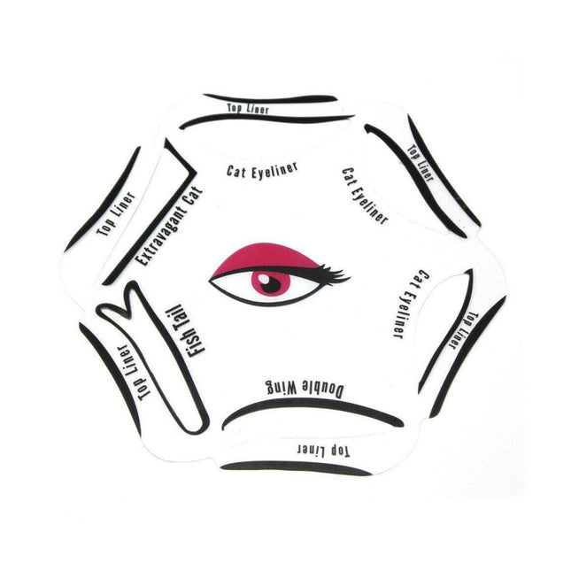 Revitale Eyeliner Stencil 6in1 - Quick Makeup Guide - Smokey, Cat, Eye Liner - General Healthcare