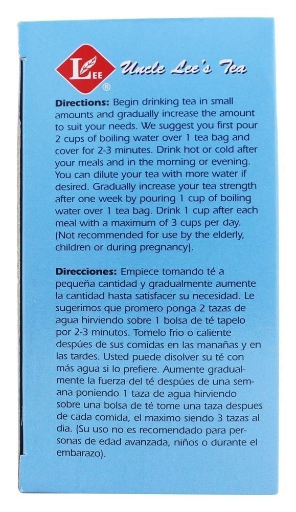 Uncle Lees Teas Body Slim Dieter Tea - Lemon (30 Bags) – General Healthcare